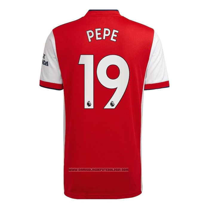 Camisola Arsenal Jogador Pepe 1º 2021-2022